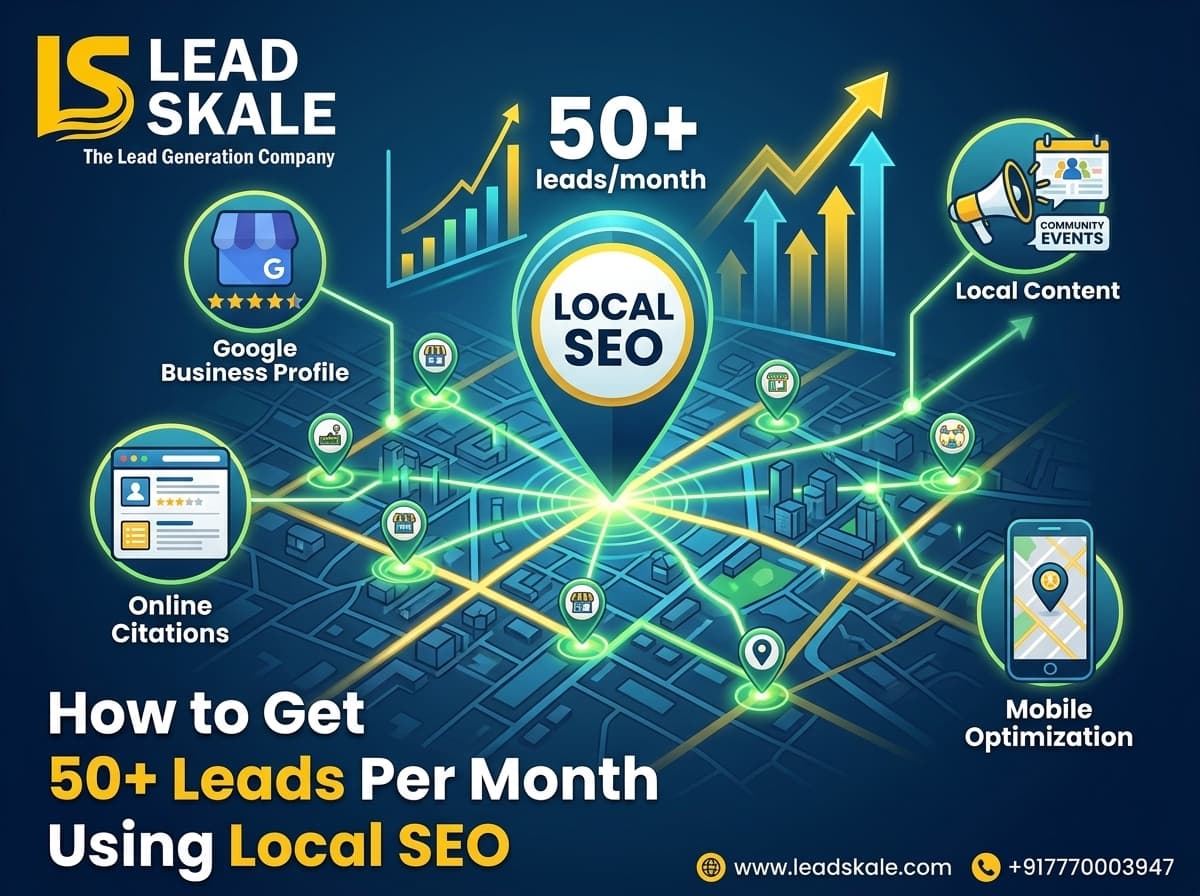 How to Get 50+ Leads Per Month Using Local SEO